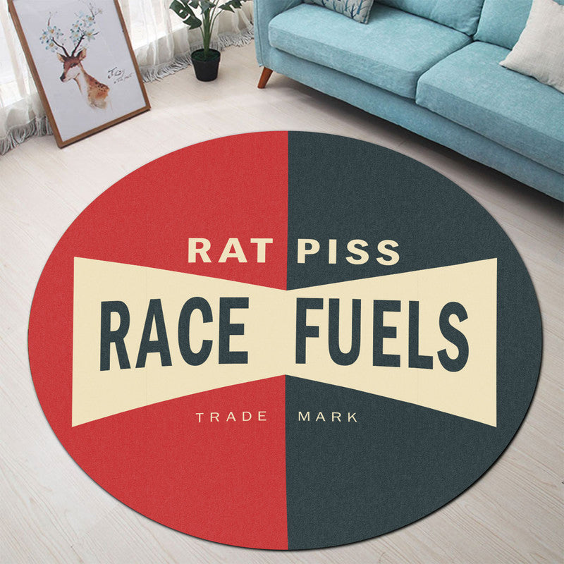 Rat Rod Speed Parts Hot Rod Round Mat Round Floor Mat Room Rugs Carpet Outdoor Rug Washable Rugs