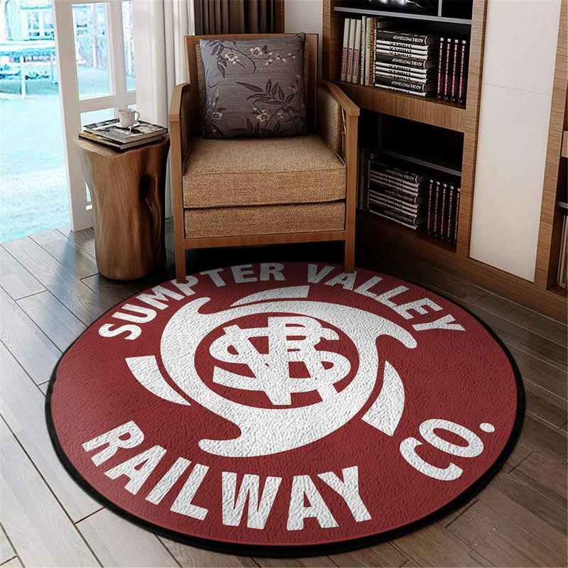 Sumpter Living Room Round Mat Circle Rug Sumpter Valley Railroad