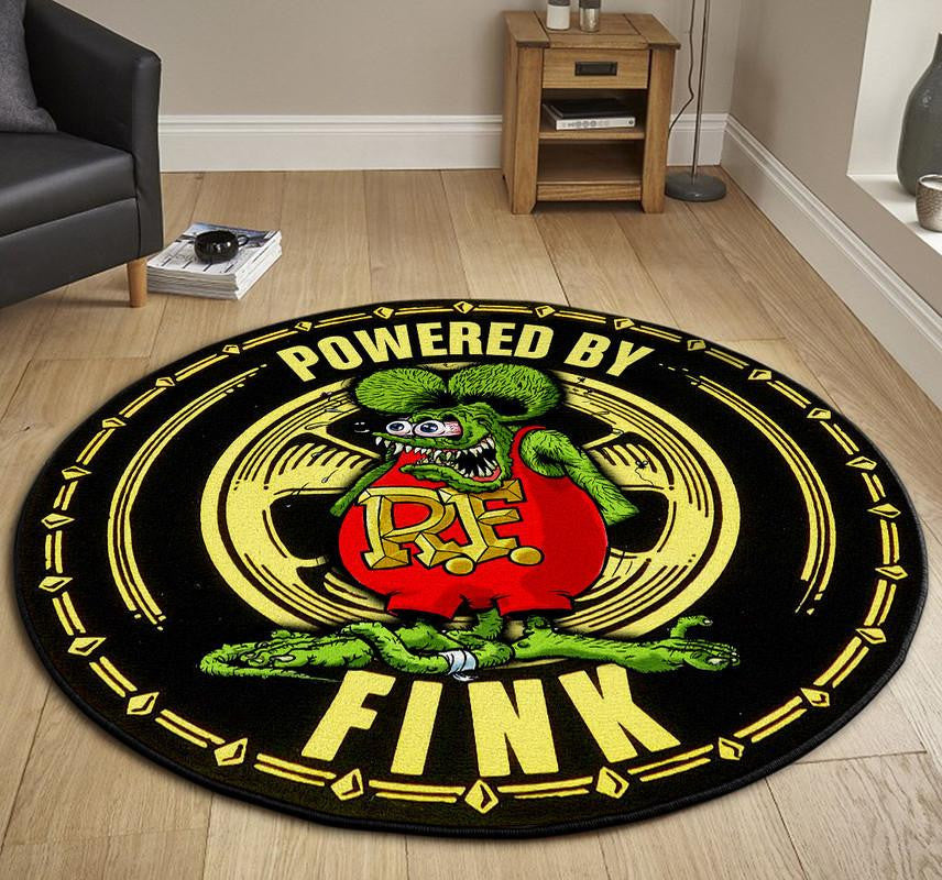 Power By Fink Round Mat Round Floor Mat Room Rugs Carpet Outdoor Rug Washable Rugs