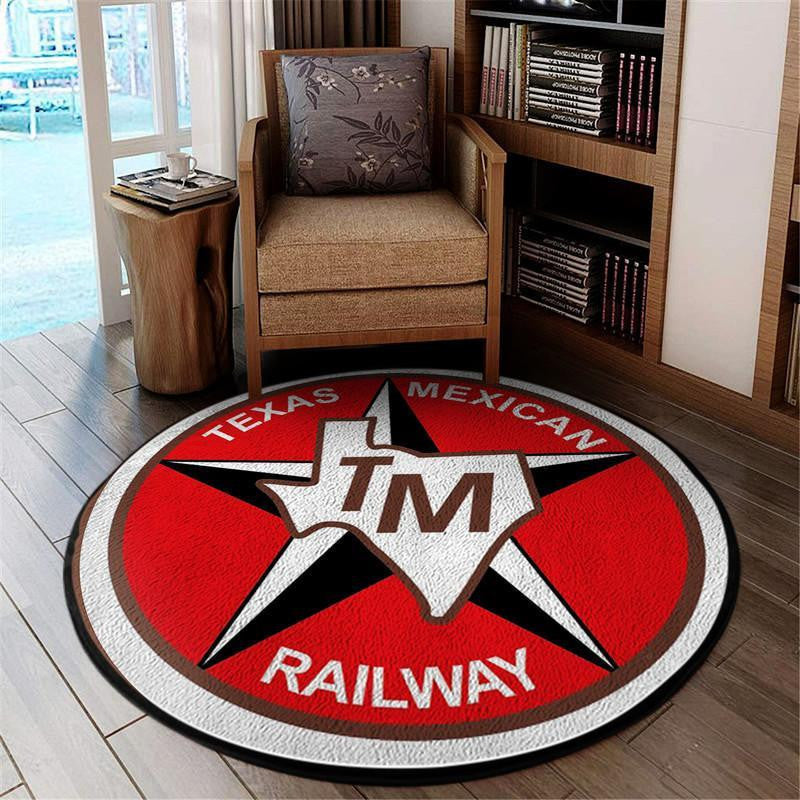 The Texas Mexican Railway Living Room Round Mat Circle Rug