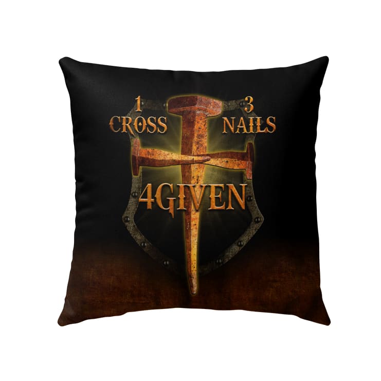 1 Cross 3 Nails 4 Given Pillow