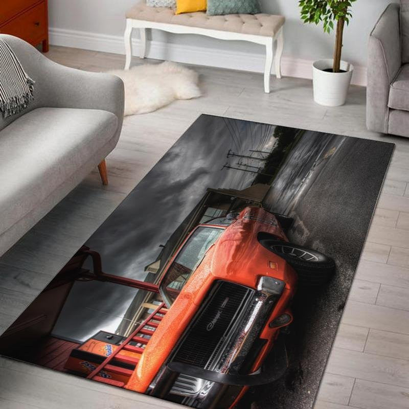 Doh Area Rug Carpet Vintage Home Decor Gift Idea General Lee The Dukes Of Hazzard Good Ole Boy Dodge Charger