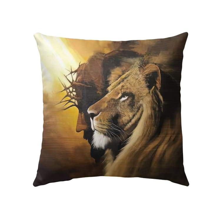 The Lion Of Judah Jesus Christ Christian Pillow, Jesus Pillows