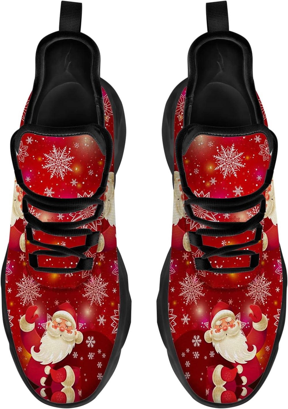 Christmas Running Shoes, Happy Santa Claus Max Soul Shoes For Men Women, Christmas Shoes, Winter Fashion Shoes