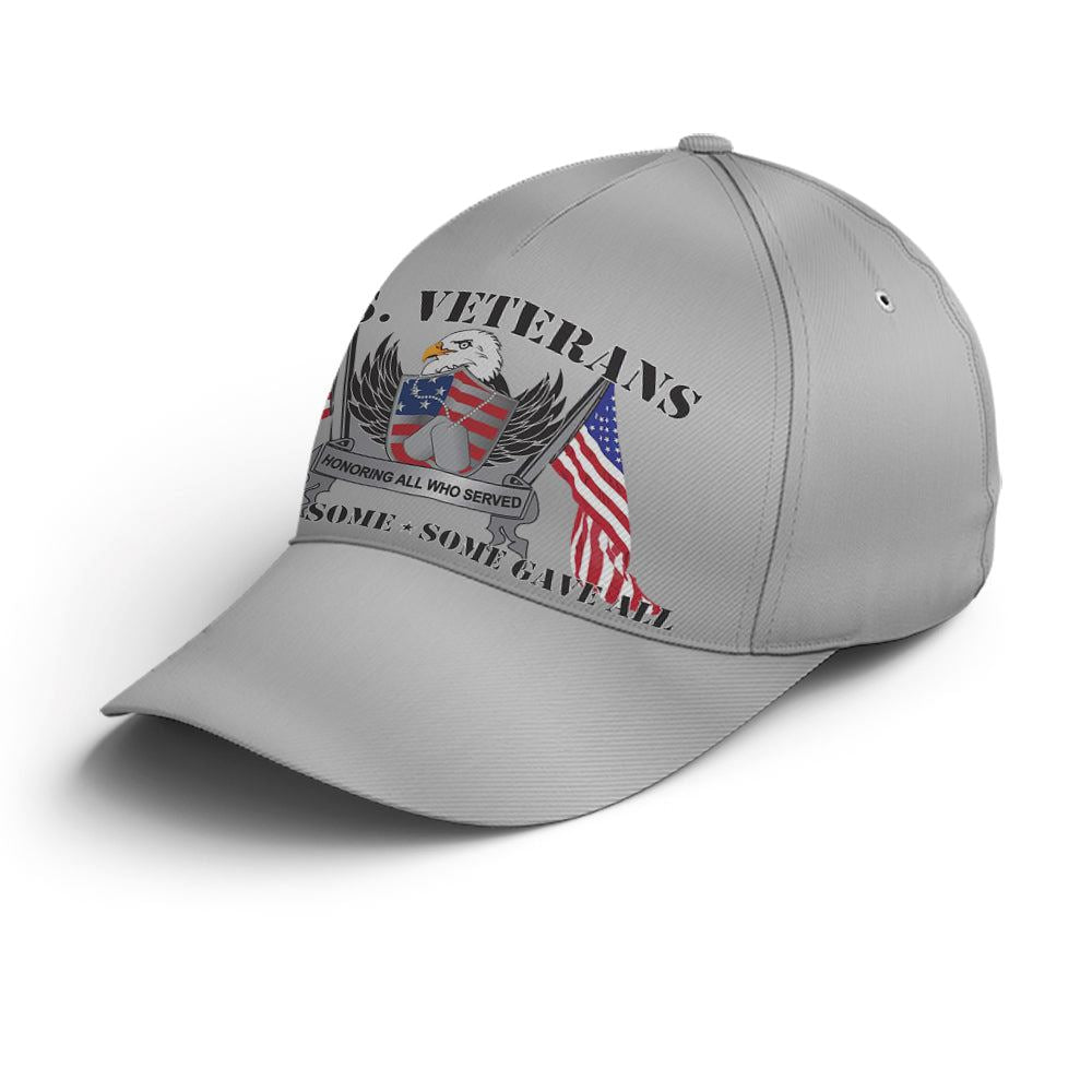 All Gave Some Some Gave All Eagle Baseball Cap, Christian Baseball Cap, Religious Cap, Jesus Gift, Jesus Hat