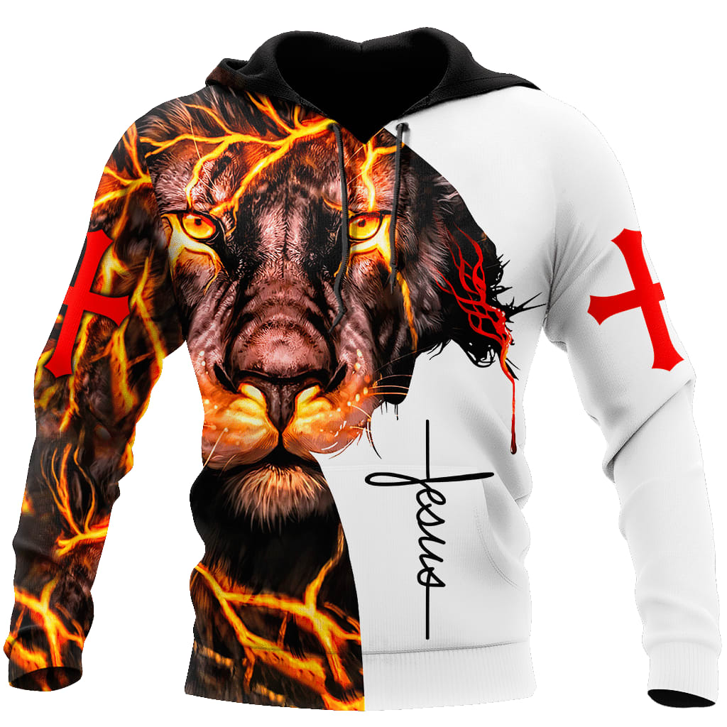 Fear Not For Jesus The Lion Of Judah Has Triumphed Revelation God 3D Hoodie For Man And Women, Jesus Printed 3D Hoodie