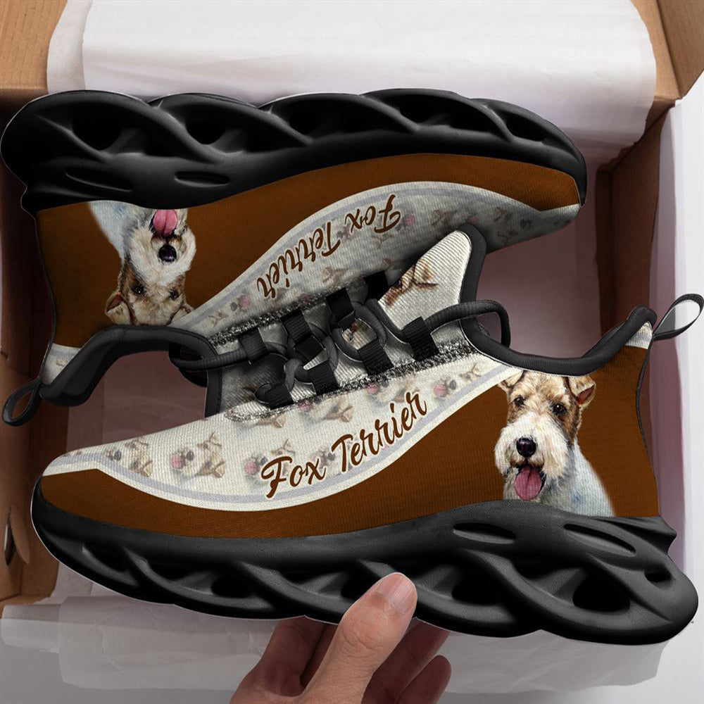 Fox Terrier Max Soul Shoes For Men Women, Running shoes For Dog Lovers, Max Soul Shoes, Dog Shoes Running