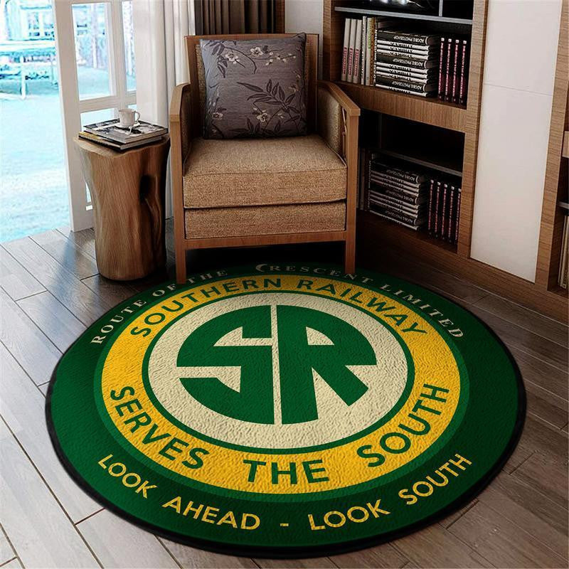 Sou Living Room Round Mat Circle Rug Sou Southern Railway