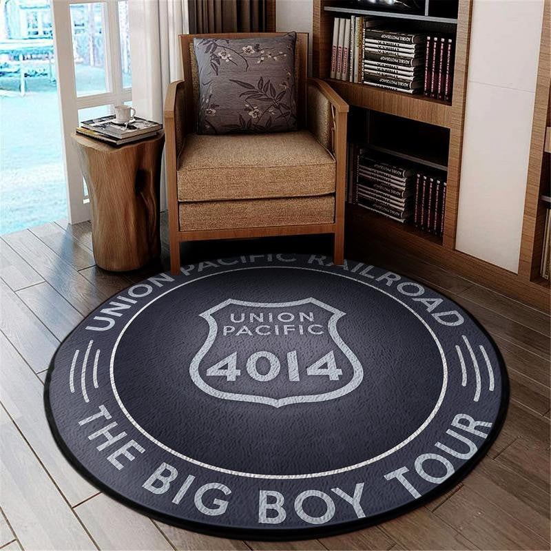 Unionpacific Living Room Round Mat Circle Rug Big Boy 4