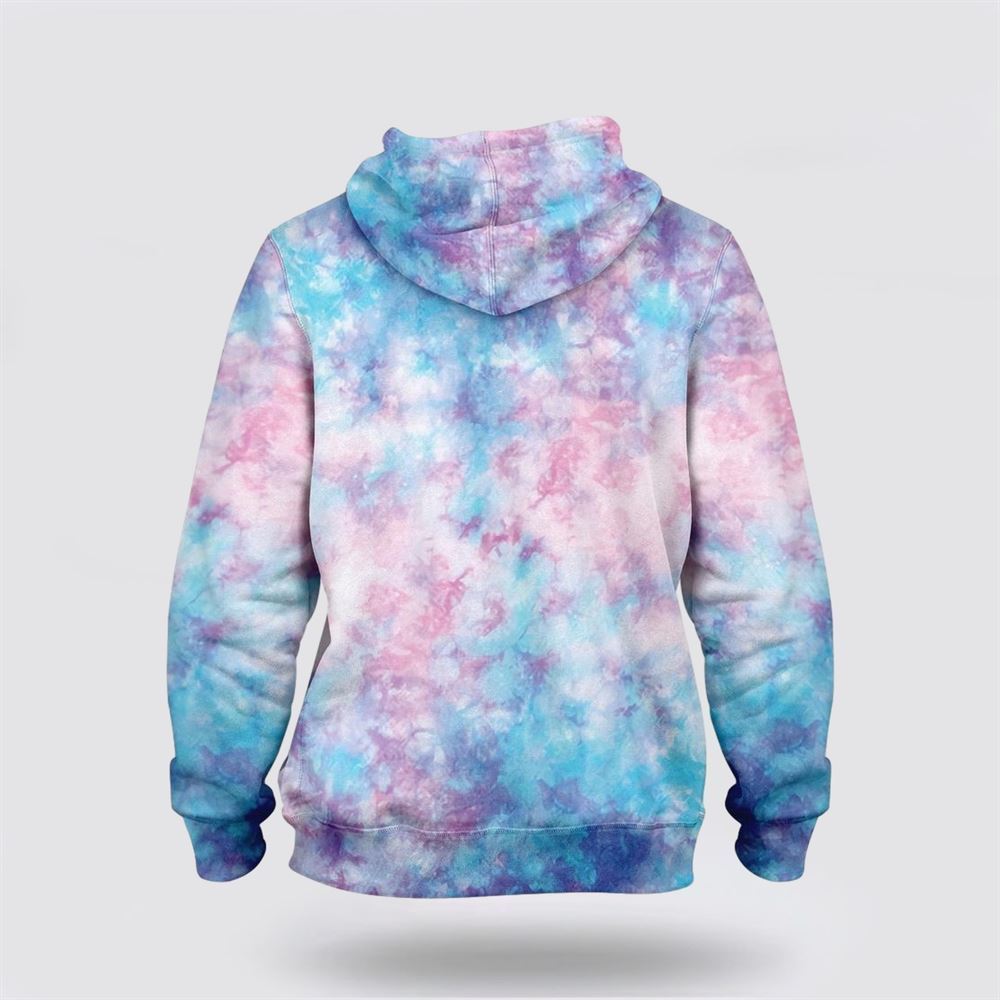 Christmas Santa Pattern Tie Dye All Over Print 3D Hoodie For Men & Women, Christmas Hoodie Cute, Christmas Gift, Christmas Fashion