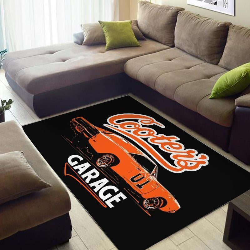 Doh Area Rug Carpet Vintage Home Decor Gift Idea General Lee The Dukes Of Hazzard Good Ole Boy Dodge Charger 4