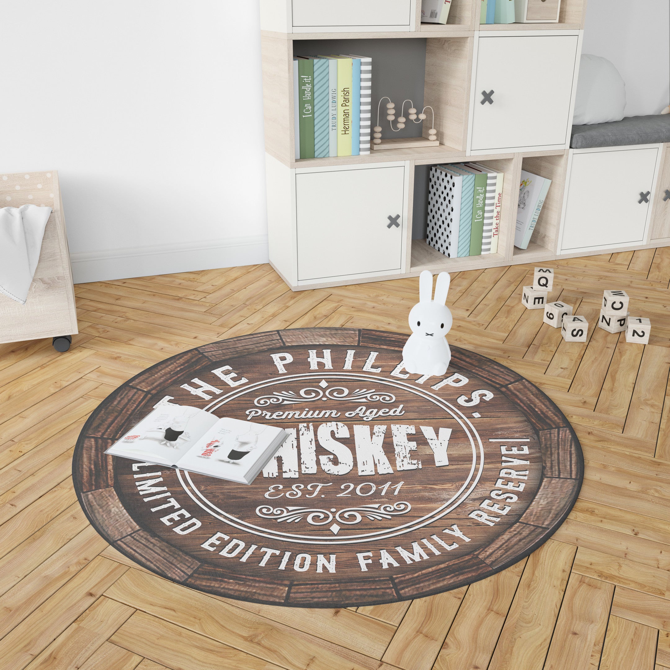 Personalized Whiskey Limited Edition Living Room Round Mat Circle Rug