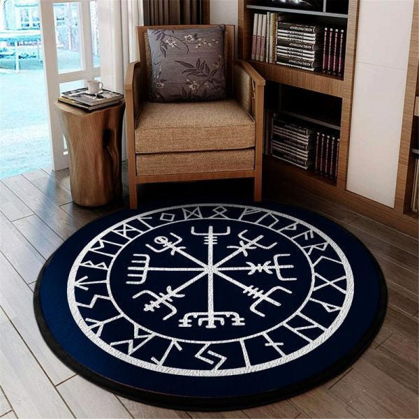 Viking Round Mat Round Floor Mat Room Rugs Carpet Outdoor Rug Washable Rugs