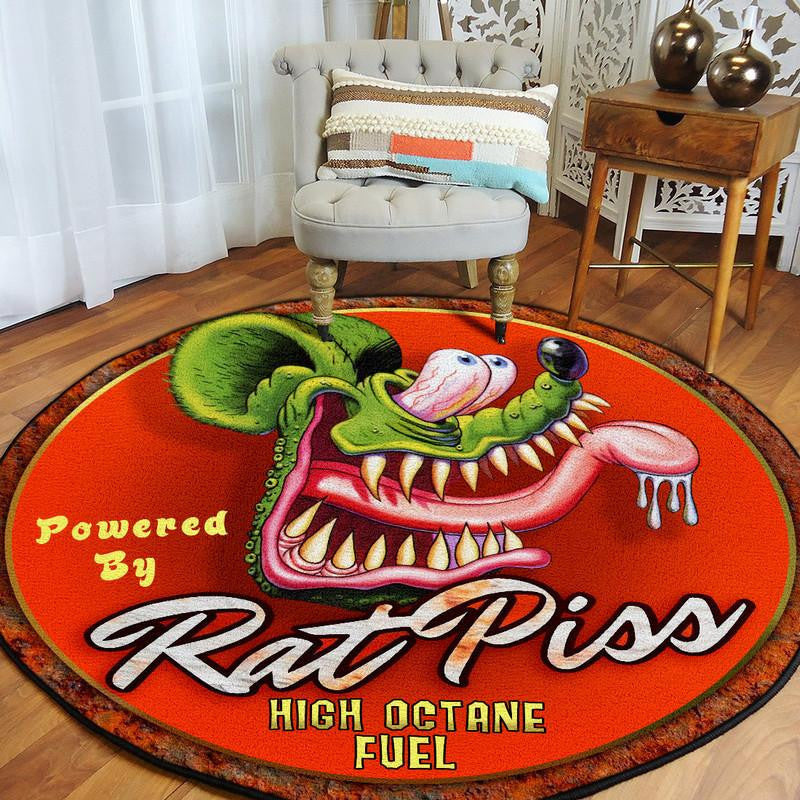 Power By Rat Piss Round Mat Round Floor Mat Room Rugs Carpet Outdoor Rug Washable Rugs