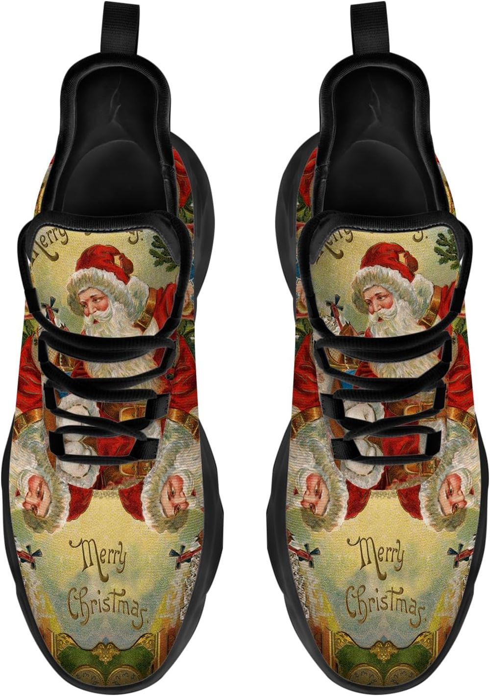 Christmas Running Shoes, Santa Claus And The Children Merry Christmas Max Soul Shoes For Men Women, Christmas Shoes, Winter Fashion Shoes