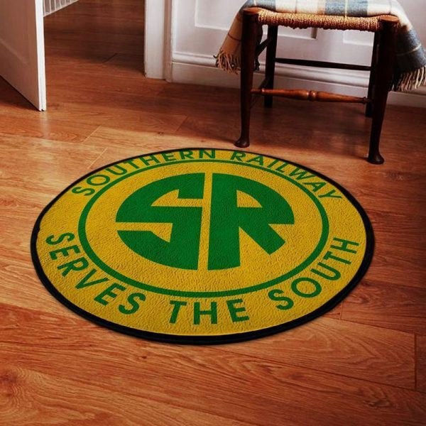 Southern Round Mat Sou Southern Railway Round Floor Mat Room Rugs Carpet Outdoor Rug Washable Rugs