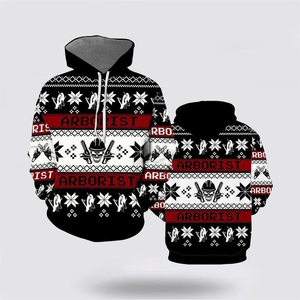 Christmas Arborist All Over Print 3D Hoodie For Men & Women, Christmas Hoodie Cute, Christmas Gift, Christmas Fashion