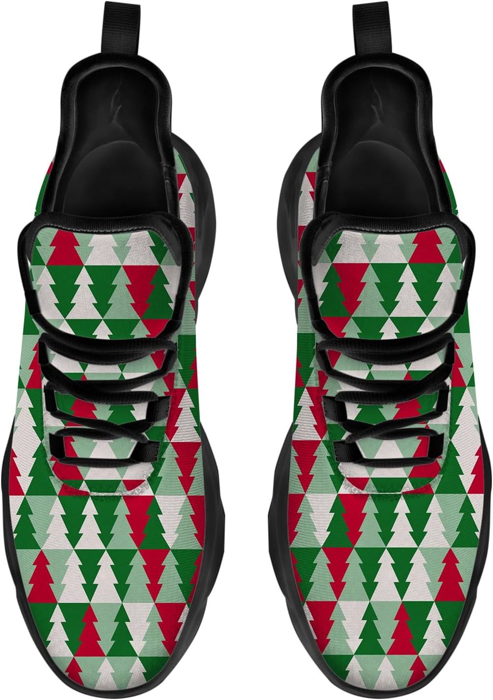 Christmas Running Shoes, Christmas Tree Pattern Max Soul Shoes For Men Women, Christmas Shoes, Winter Fashion Shoes