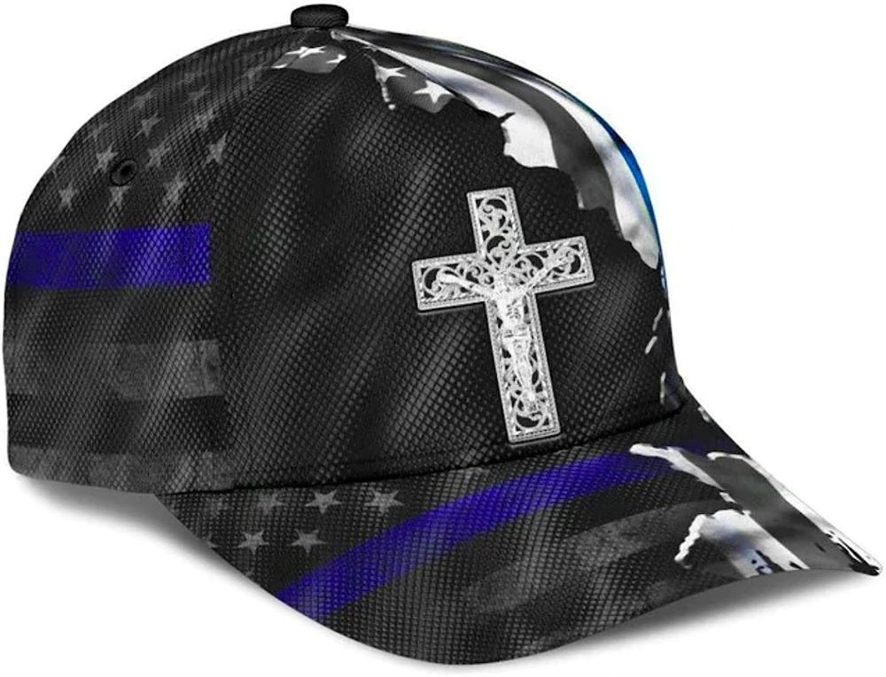 Crucifixion Of Jesus Cross All Over Print Baseball Cap, God Cap, Gift Ideas For Male