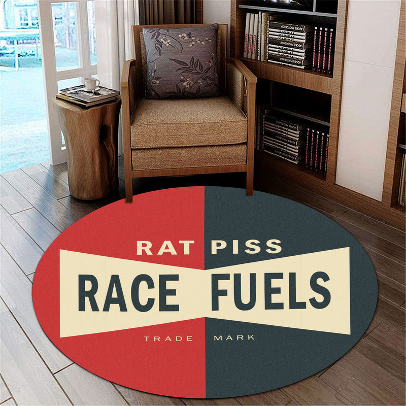 Rat Rod Speed Parts Hot Rod Round Mat Round Floor Mat Room Rugs Carpet Outdoor Rug Washable Rugs