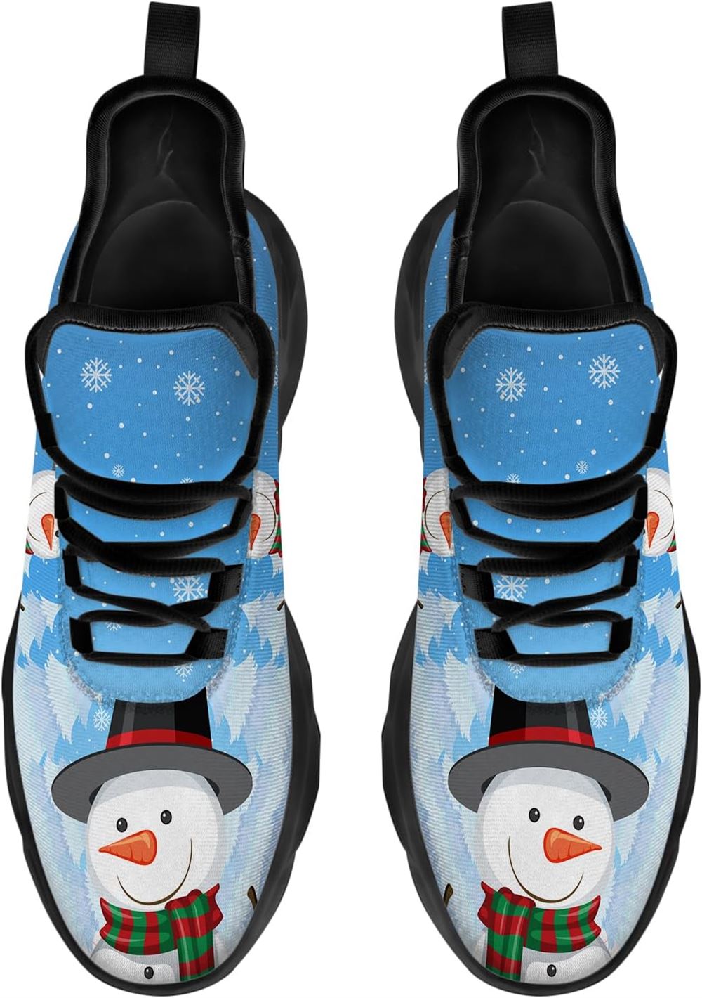 Christmas Running Shoes, Merry Christmas Snowman Max Soul Shoes For Men Women, Christmas Shoes, Winter Fashion Shoes