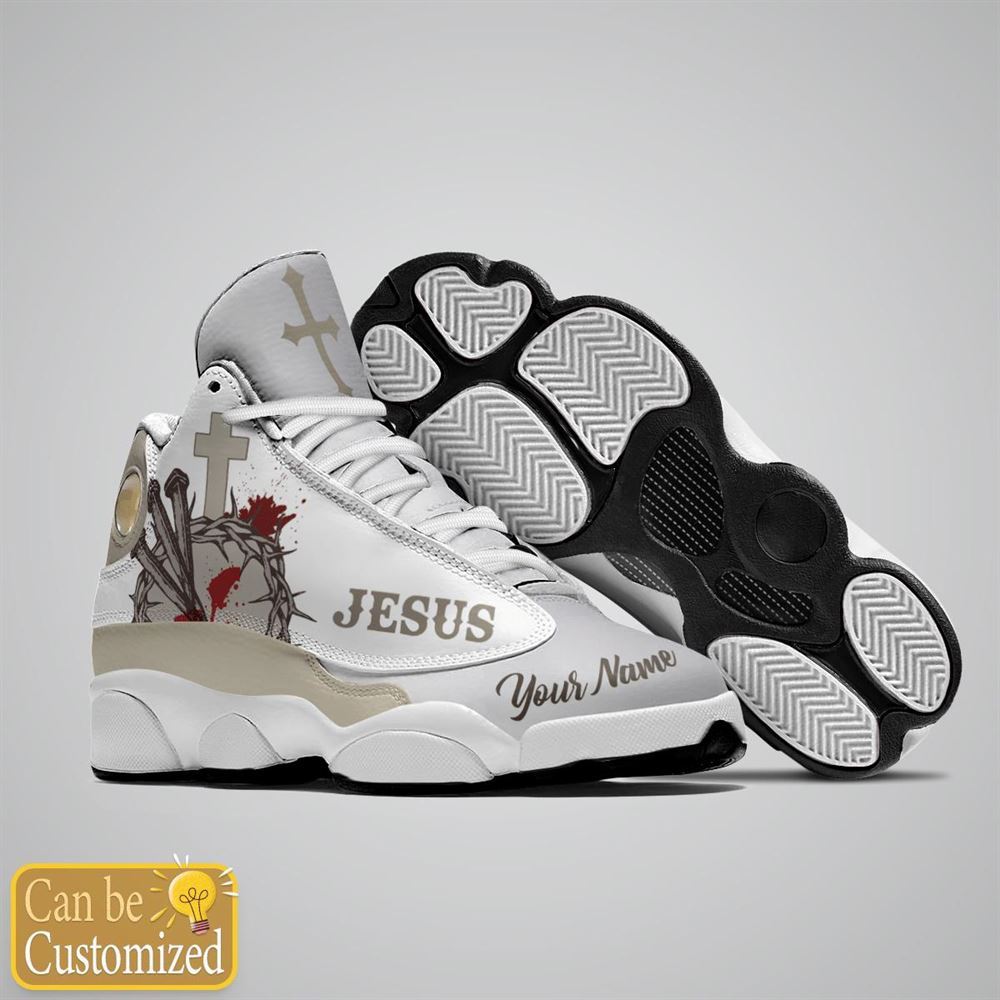 Jesus Walk By Faith Custom Name Jd13 Shoes For Man And Women, Christian Basketball Shoes, Gifts For Christian, God Shoes