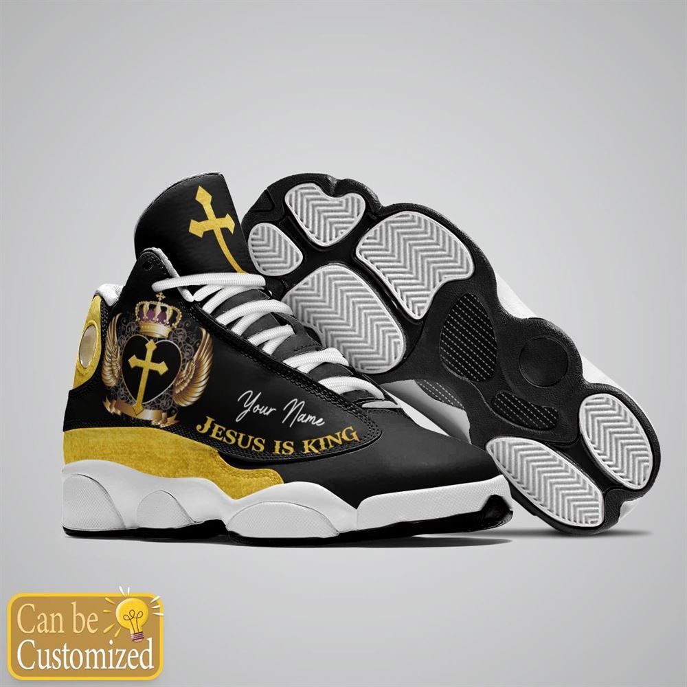 Jesus Is King Faith Over Fear Custom Name Jd13 Shoes For Man And Women, Christian Basketball Shoes, Gifts For Christian, God Shoes