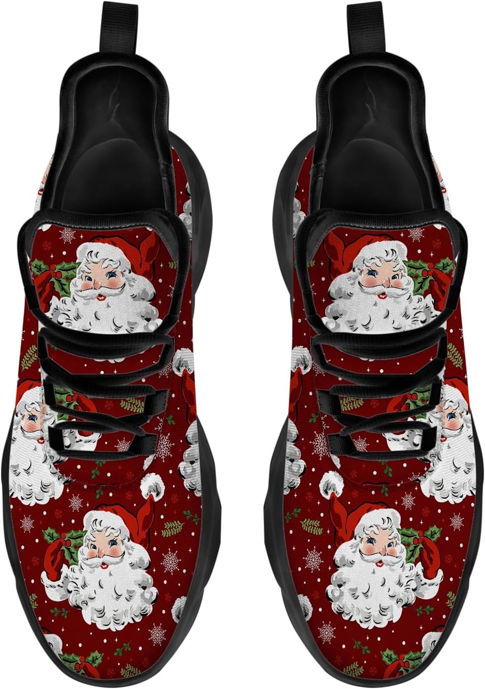 Christmas Running Shoes, Santa Claus Funny Max Soul Shoes For Men Women, Christmas Shoes, Winter Fashion Shoes