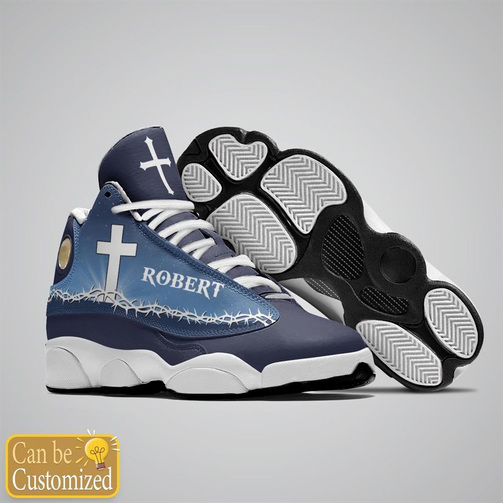 Jesus Walk By Faith Hemstitch Custom Name Jd13 Shoes For Man And Women, Christian Basketball Shoes, Gifts For Christian, God Shoes