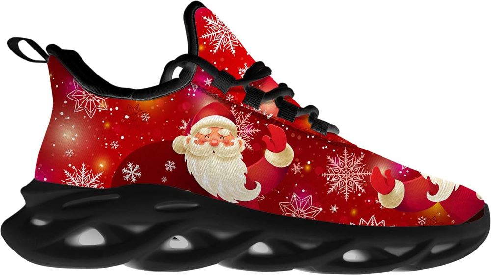 Christmas Running Shoes, Happy Santa Claus Max Soul Shoes For Men Women, Christmas Shoes, Winter Fashion Shoes