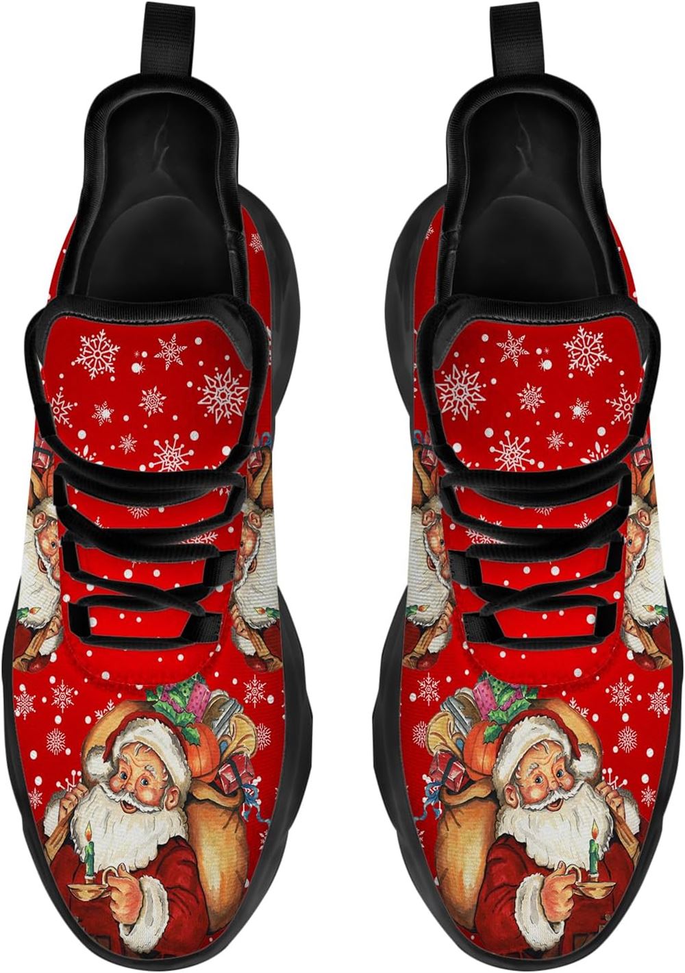 Christmas Running Shoes, Merry Christmas Gift From Santa Max Soul Shoes For Men Women, Christmas Shoes, Winter Fashion Shoes