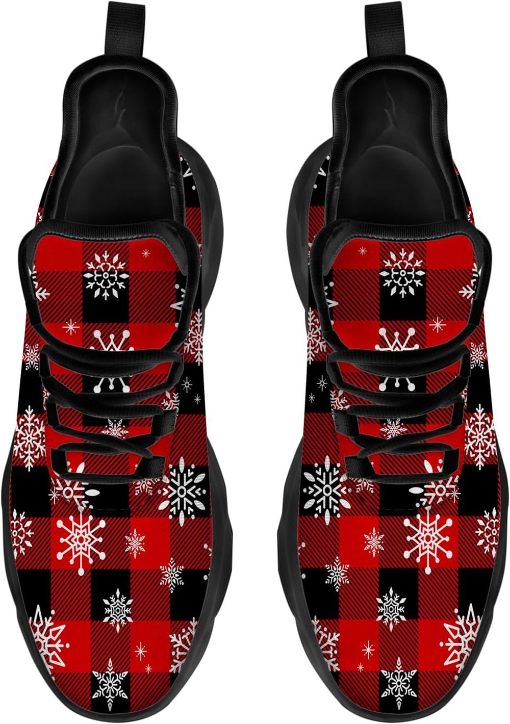 Christmas Running Shoes, Christmas Snowflakes Max Soul Shoes For Men Women, Christmas Shoes, Winter Fashion Shoes