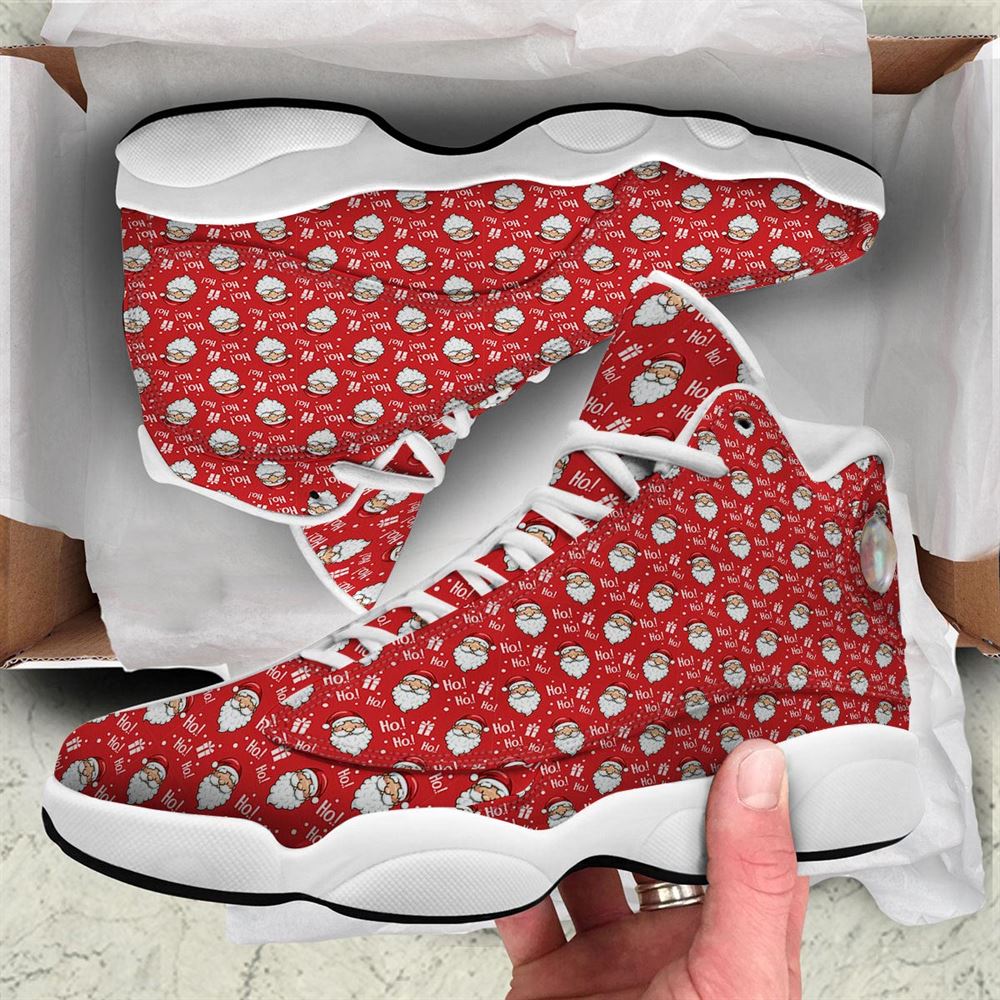 Christmas Basketball Shoes, Emoji Christmas Print Pattern Jd13 Shoes For Men Women, Christmas Fashion Shoes