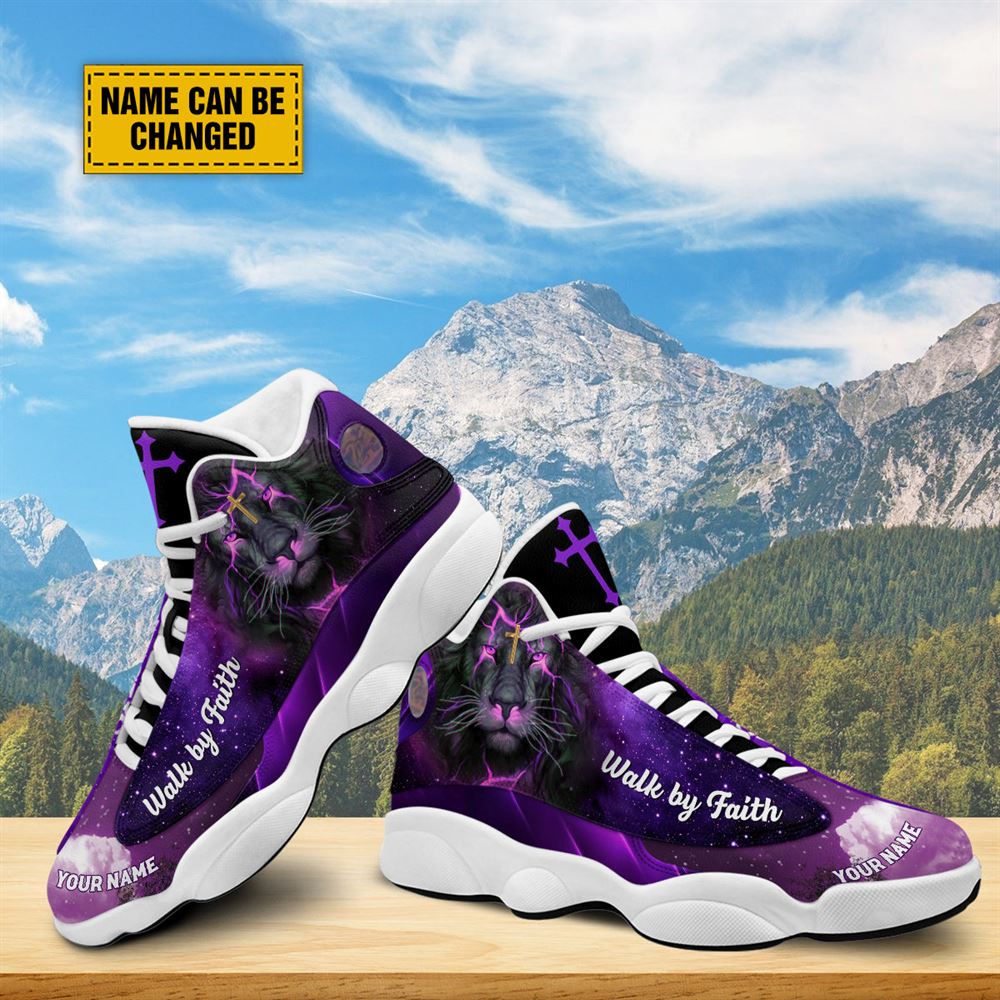 Walk By Faith Jesus Galaxy Customized Jd13 Shoes For Man And Women, Christian Basketball Shoes, Gifts For Christian, God Shoes