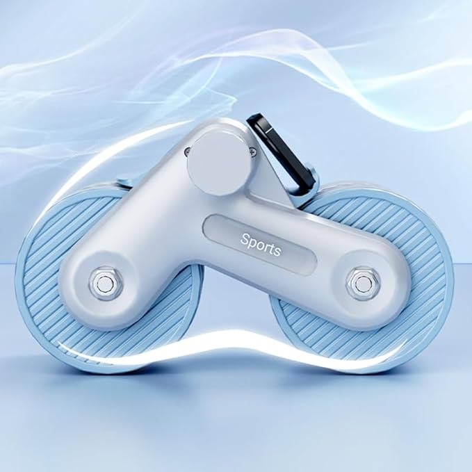 Automatic recovery roller supports elbows, exercises abdominal muscles