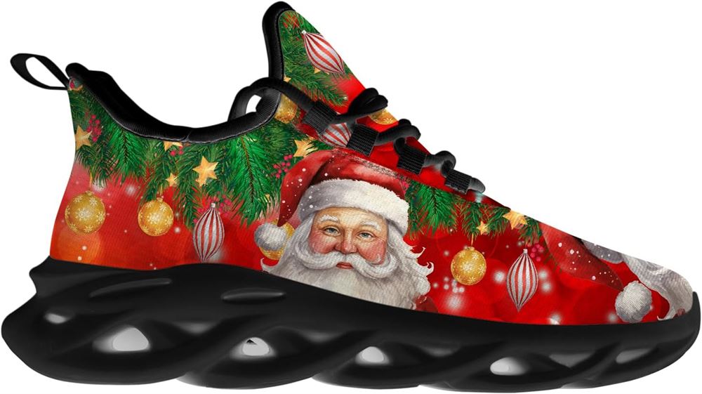 Christmas Running Shoes, Merry Christmas Santa Max Soul Shoes For Men Women, Christmas Shoes, Winter Fashion Shoes