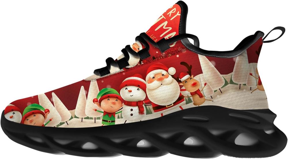 Christmas Running Shoes, Merry Christmas And Happy New Year My Friend Max Soul Shoes For Men Women, Christmas Shoes, Winter Fashion Shoes