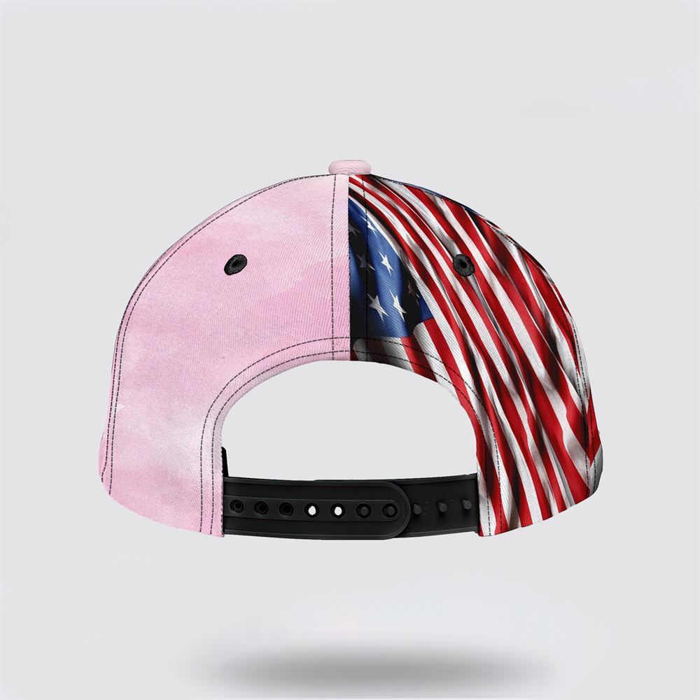 Customized Breast Cancer Awareness Fight Flower Art Baseball Cap, Gifts For Breast Cancer Patients, Breast Cancer Hat