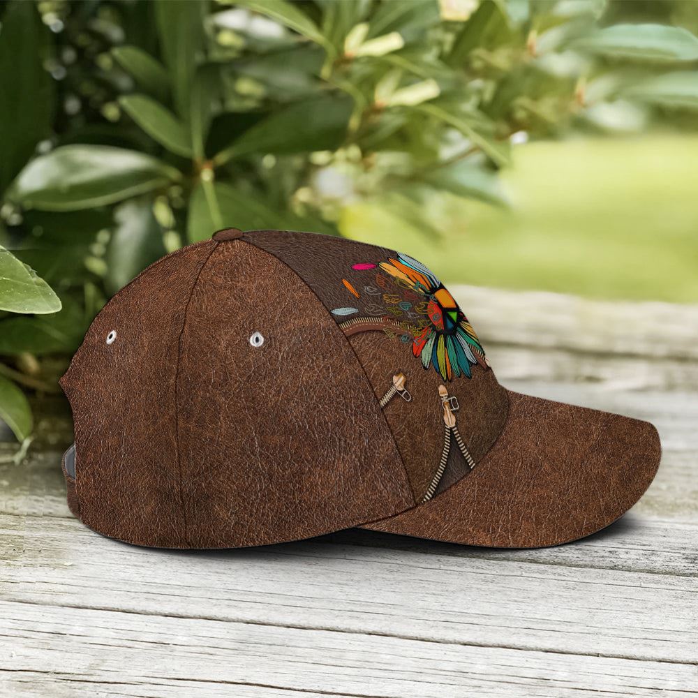 Be Kind Hippie Sunflower Leather Style Baseball Cap, Christian Baseball Cap, Religious Cap, Jesus Gift, Jesus Hat