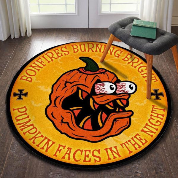 Rat Fink Halloween Round Mat Round Floor Mat Room Rugs Carpet Outdoor Rug Washable Rugs