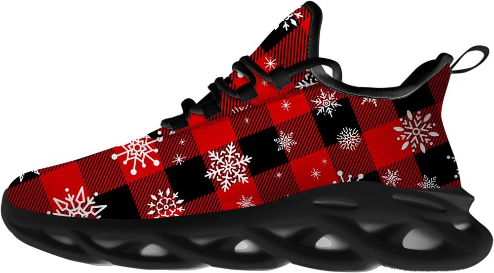 Christmas Running Shoes, Christmas Snowflakes Max Soul Shoes For Men Women, Christmas Shoes, Winter Fashion Shoes