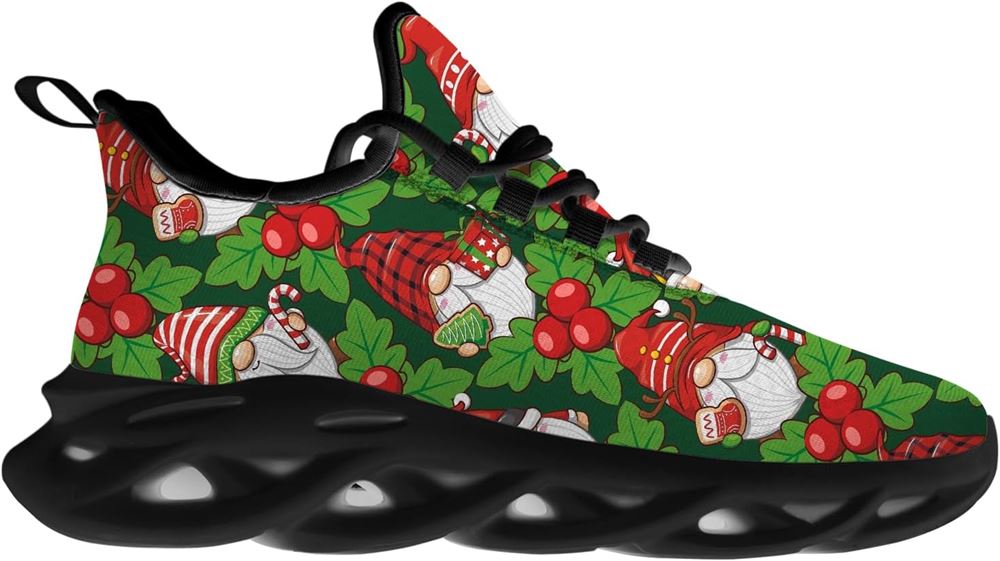 Christmas Running Shoes, Gnome Christmas Max Soul Shoes For Men Women, Christmas Shoes, Winter Fashion Shoes