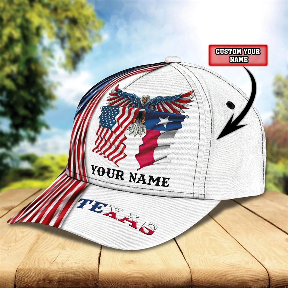 Custom With Name Texas Baseball Cap Hat, Christian Baseball Cap, Religious Cap, Jesus Gift, Jesus Hat