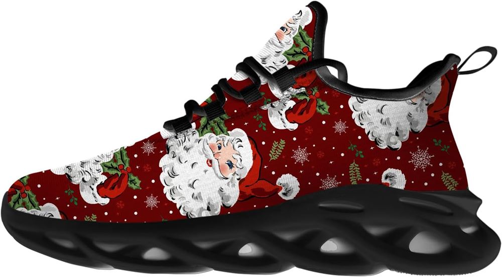 Christmas Running Shoes, Santa Claus Funny Max Soul Shoes For Men Women, Christmas Shoes, Winter Fashion Shoes