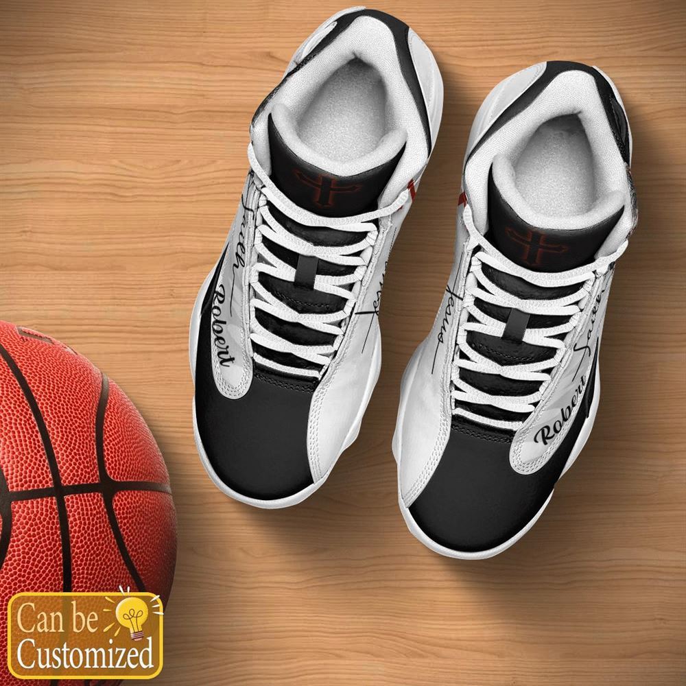 Jesus Faith Basic Custom Name Jd13 Shoes For Man And Women, Christian Basketball Shoes, Gifts For Christian, God Shoes