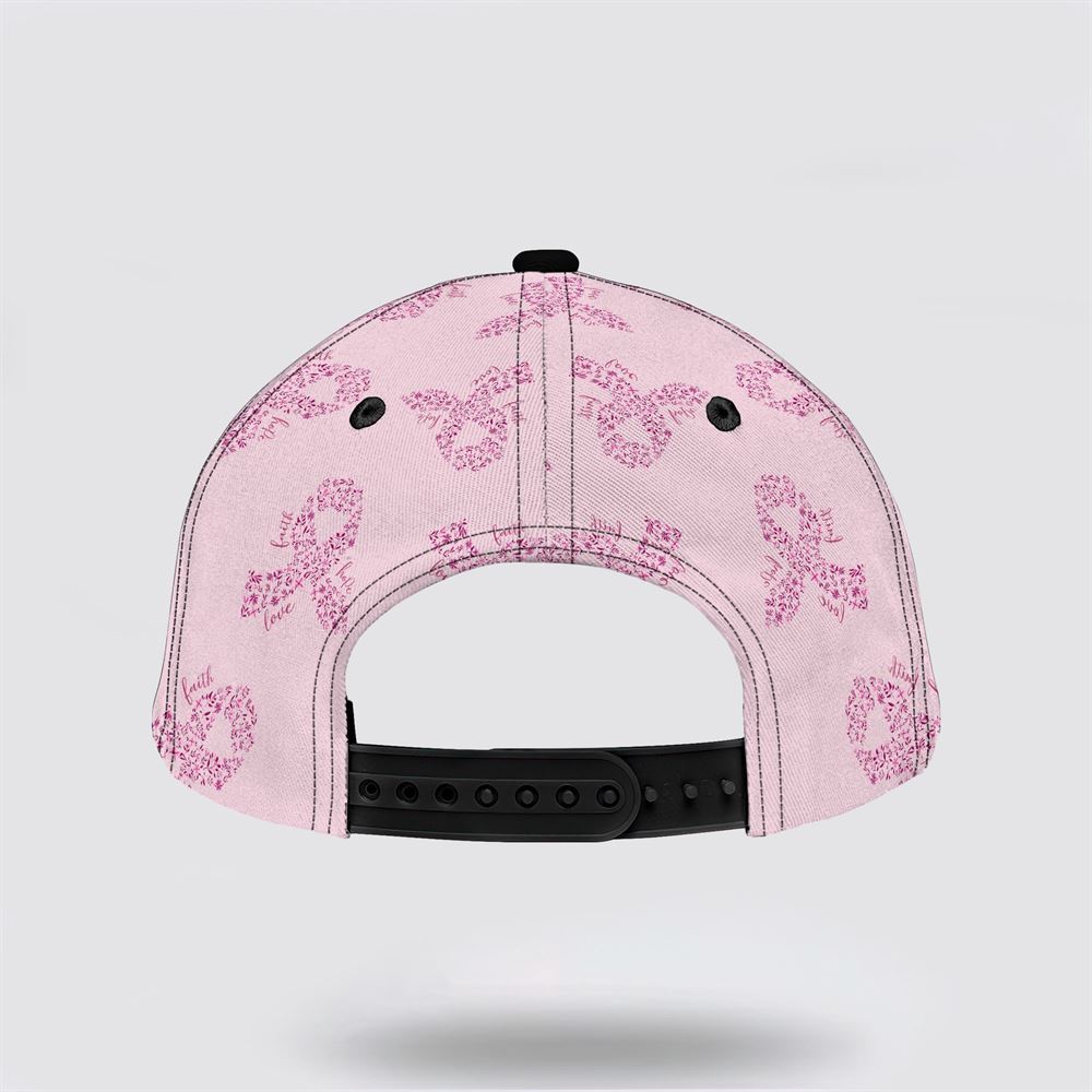 Customized Breast Cancer Awareness Pink Baseball Cap, Gifts For Breast Cancer Patients, Breast Cancer Hat