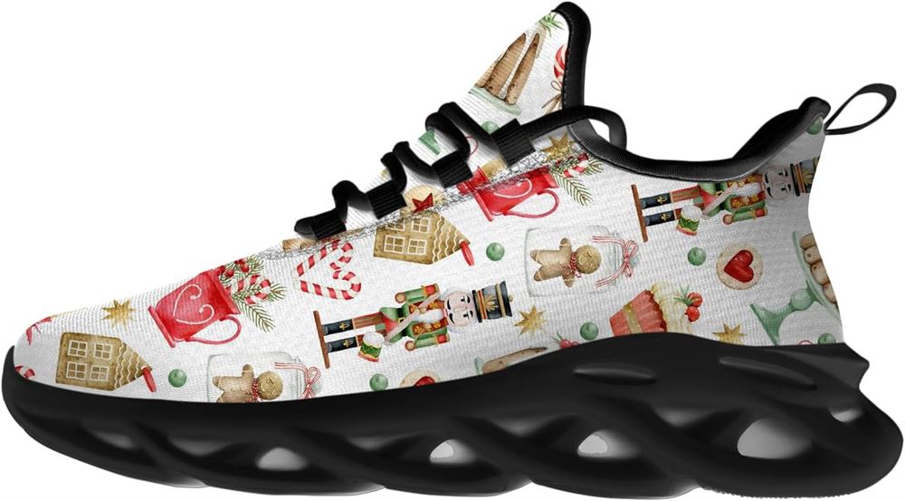 Christmas Running Shoes, Christmas Table Decoration Max Soul Shoes For Men Women, Christmas Shoes, Winter Fashion Shoes