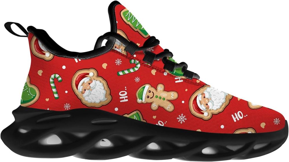 Christmas Running Shoes, Ginger Candy Christmas Max Soul Shoes For Men Women, Christmas Shoes, Winter Fashion Shoes