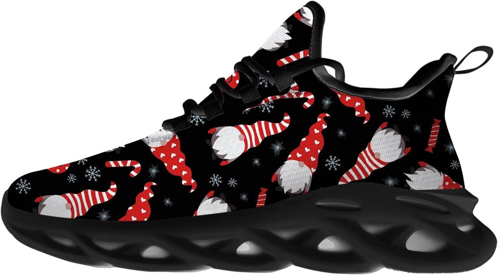 Christmas Running Shoes, Funny Gnome Christmas Max Soul Shoes For Men Women, Christmas Shoes, Winter Fashion Shoes