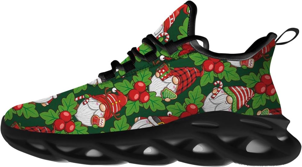 Christmas Running Shoes, Gnome Christmas Max Soul Shoes For Men Women, Christmas Shoes, Winter Fashion Shoes